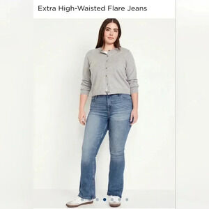 Old Navy Extra High Waisted Flare Jeans size  14